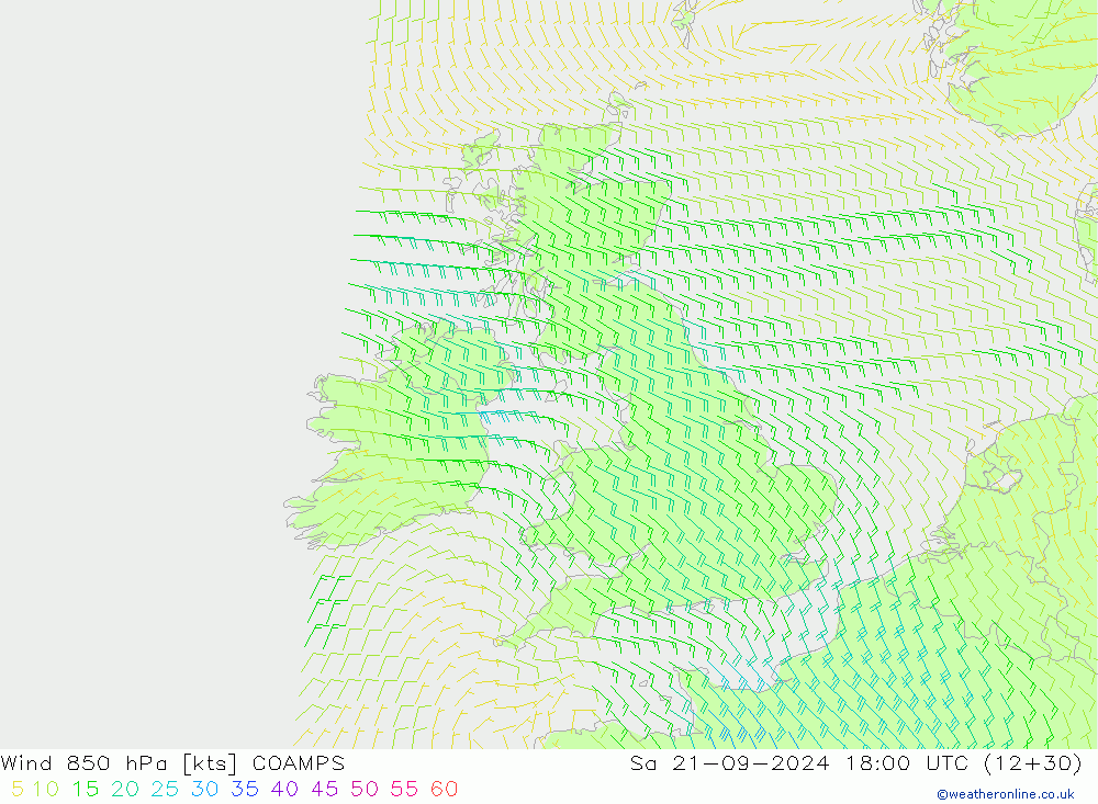 Wind 850 hPa COAMPS za 21.09.2024 18 UTC