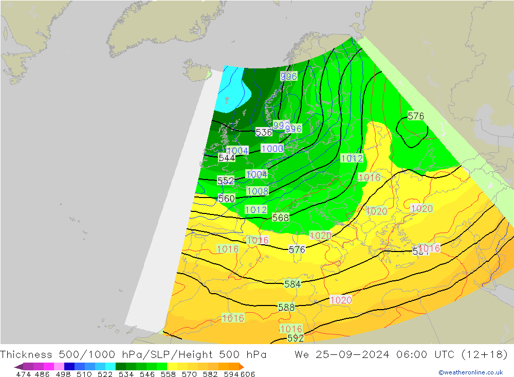 Thck 500-1000hPa COAMPS We 25.09.2024 06 UTC