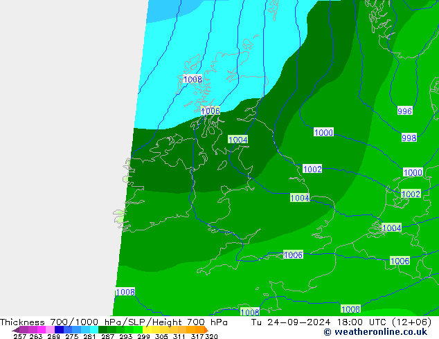 Thck 700-1000 hPa COAMPS mar 24.09.2024 18 UTC