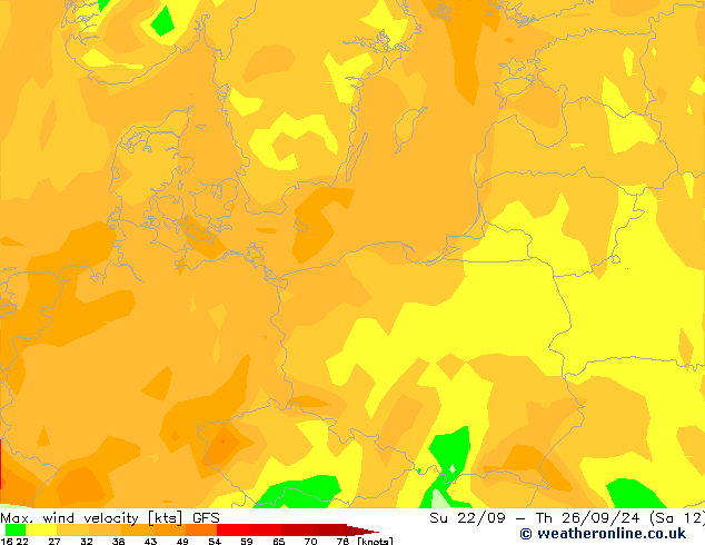 Windböen GFS Mo 23.09.2024 15 UTC