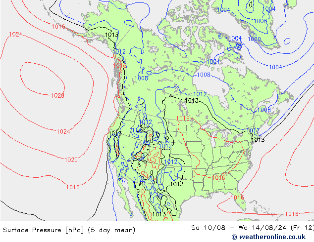 Luchtdruk (Grond) GFS za 17.08.2024 12 UTC