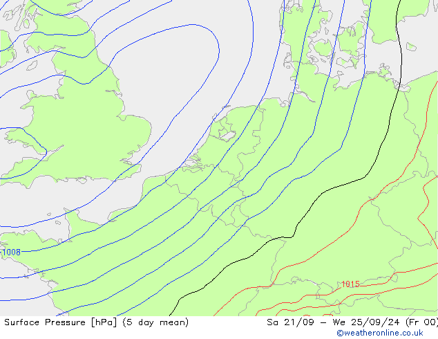 Yer basıncı GFS Cu 04.10.2024 00 UTC