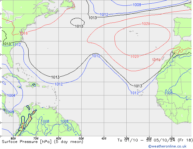 pression de l'air GFS dim 22.09.2024 15 UTC