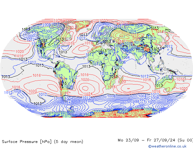 Luchtdruk (Grond) GFS zo 22.09.2024 03 UTC