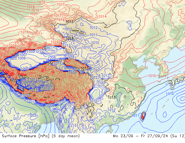 地面气压 GFS 星期日 22.09.2024 18 UTC