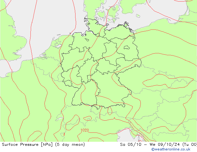 Surface pressure GFS Th 26.09.2024 12 UTC