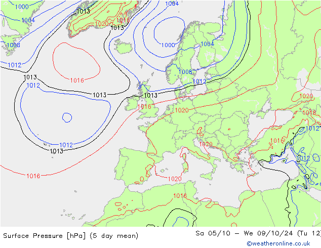 Surface pressure GFS Su 29.09.2024 12 UTC