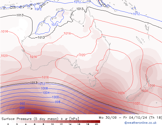 приземное давление GFS пт 27.09.2024 18 UTC