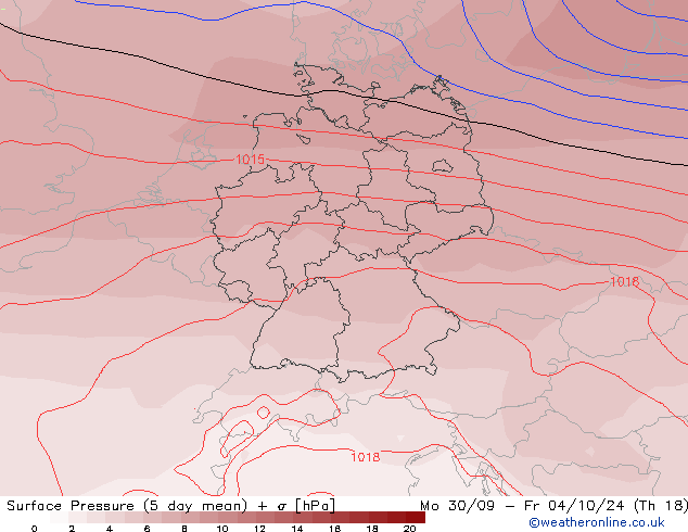 Yer basıncı GFS Per 19.09.2024 18 UTC