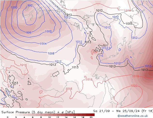 Yer basıncı GFS Paz 22.09.2024 06 UTC