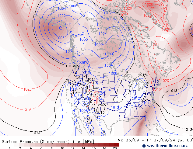 Yer basıncı GFS Sa 08.10.2024 00 UTC