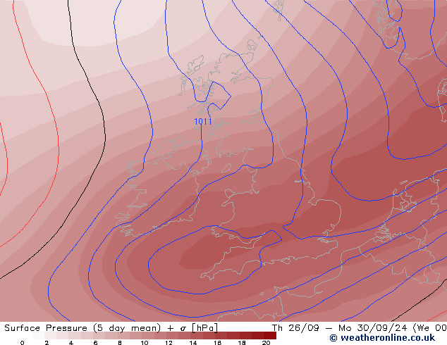 Luchtdruk (Grond) GFS za 28.09.2024 06 UTC