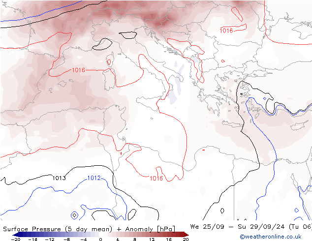 Surface pressure GFS Th 26.09.2024 00 UTC