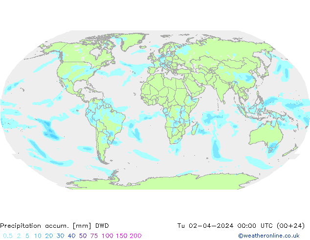 Nied. akkumuliert DWD Di 02.04.2024 00 UTC