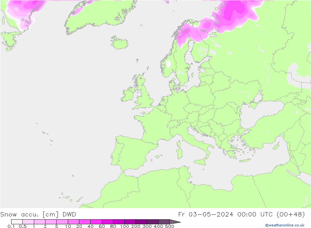 Schneemenge DWD Fr 03.05.2024 00 UTC