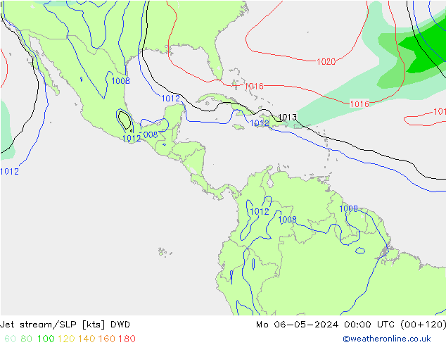 Straalstroom/SLP DWD ma 06.05.2024 00 UTC