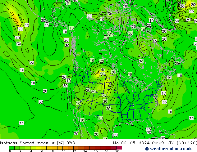 Isotachs Spread DWD Mo 06.05.2024 00 UTC