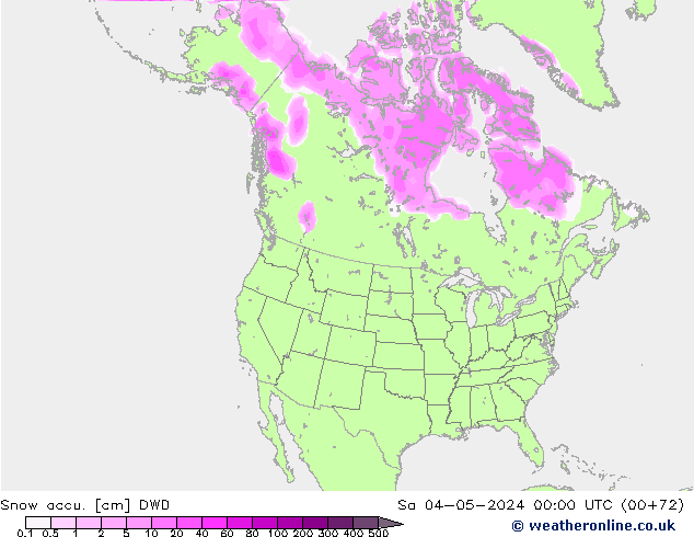 Snow accu. DWD so. 04.05.2024 00 UTC