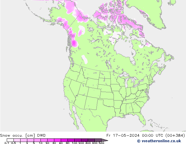 Snow accu. DWD vie 17.05.2024 00 UTC