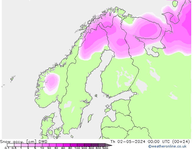 Schneemenge DWD Do 02.05.2024 00 UTC