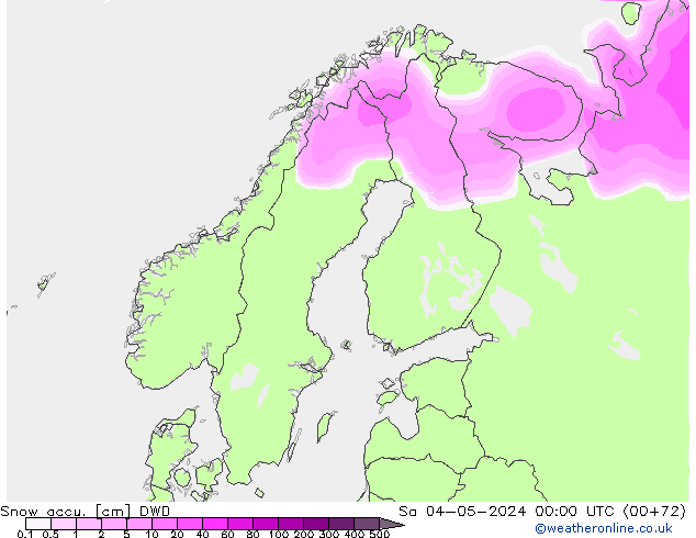 Schneemenge DWD Sa 04.05.2024 00 UTC