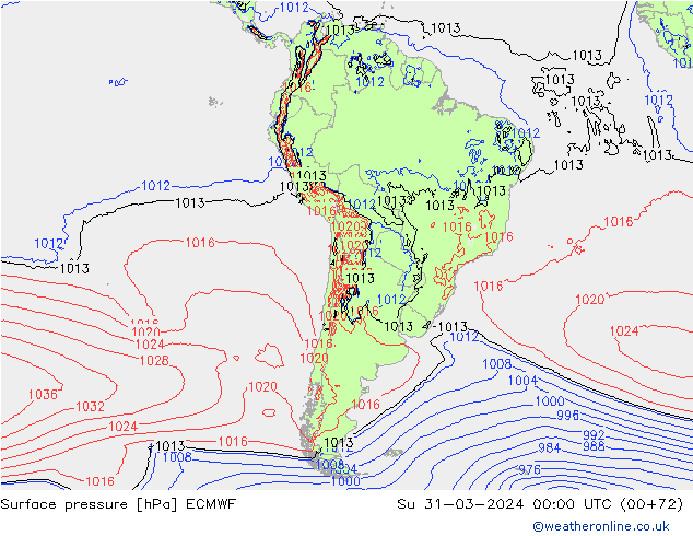      ECMWF  31.03.2024 00 UTC