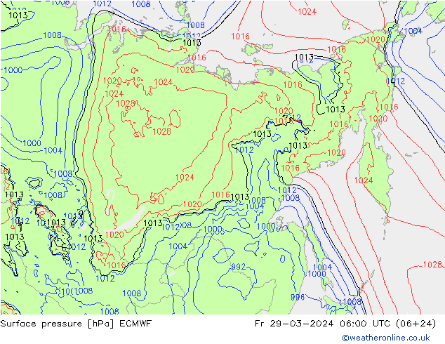      ECMWF  29.03.2024 06 UTC