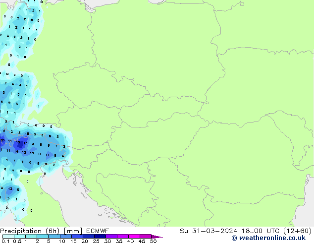 Z500/Rain (+SLP)/Z850 ECMWF Su 31.03.2024 00 UTC