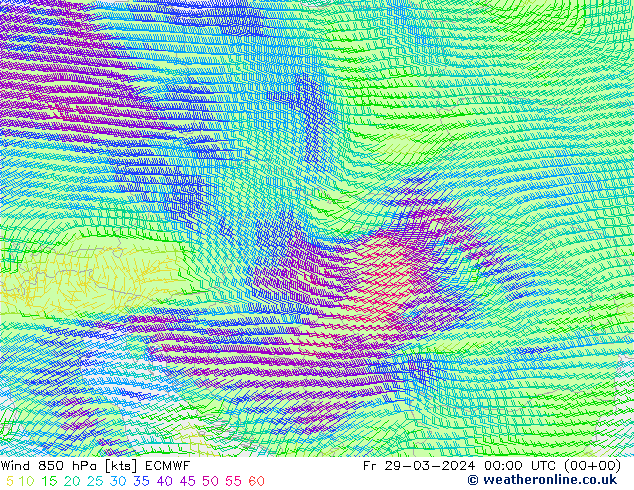 Wind 850 hPa ECMWF vr 29.03.2024 00 UTC