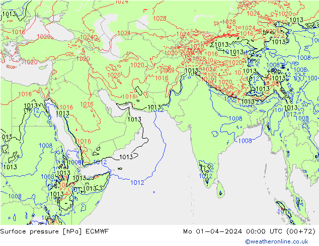      ECMWF  01.04.2024 00 UTC