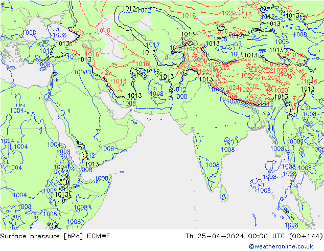     ECMWF  25.04.2024 00 UTC
