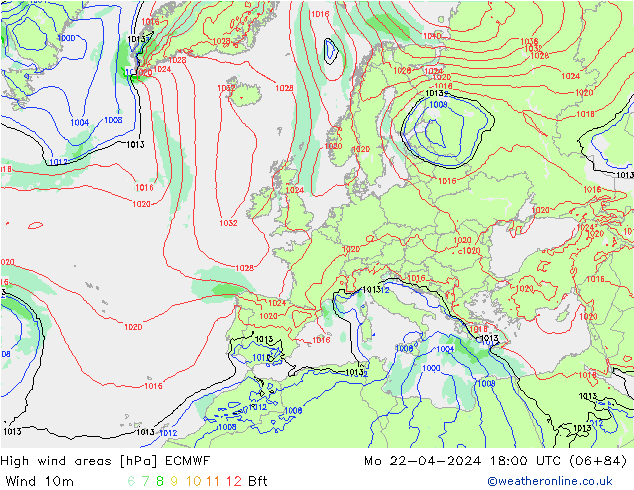 Sturmfelder ECMWF Mo 22.04.2024 18 UTC
