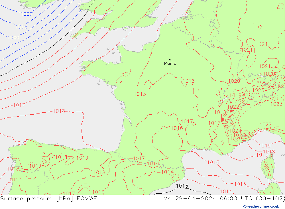      ECMWF  29.04.2024 06 UTC