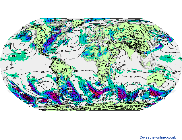 Prec 6h/Wind 10m/950 ECMWF sab 27.04.2024 06 UTC