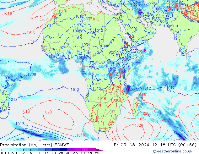 Z500/Rain (+SLP)/Z850 ECMWF пт 03.05.2024 18 UTC