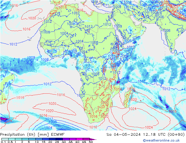 Z500/Rain (+SLP)/Z850 ECMWF sáb 04.05.2024 18 UTC