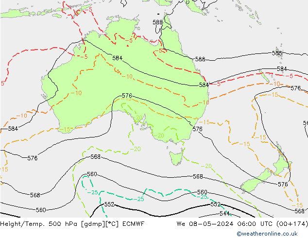 Z500/Rain (+SLP)/Z850 ECMWF ср 08.05.2024 06 UTC