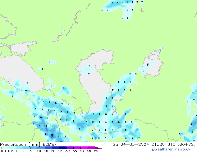 Neerslag ECMWF za 04.05.2024 00 UTC