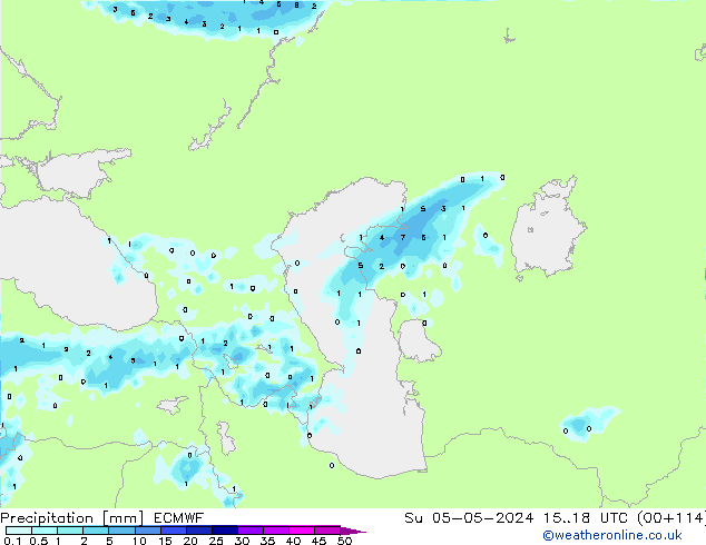 Précipitation ECMWF dim 05.05.2024 18 UTC