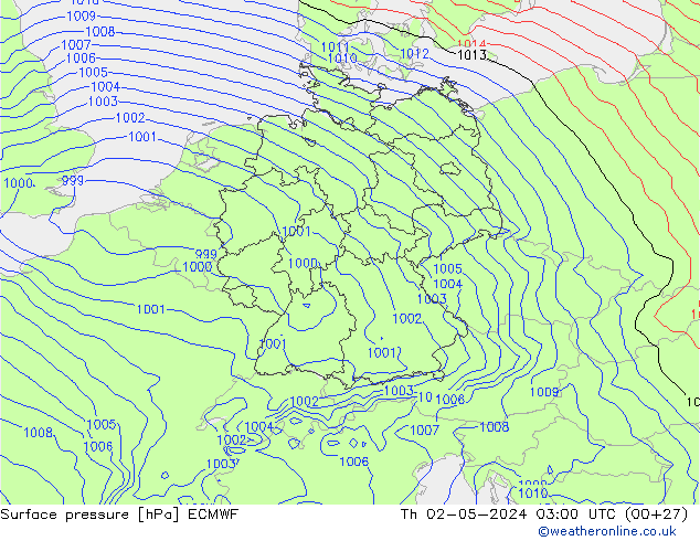      ECMWF  02.05.2024 03 UTC