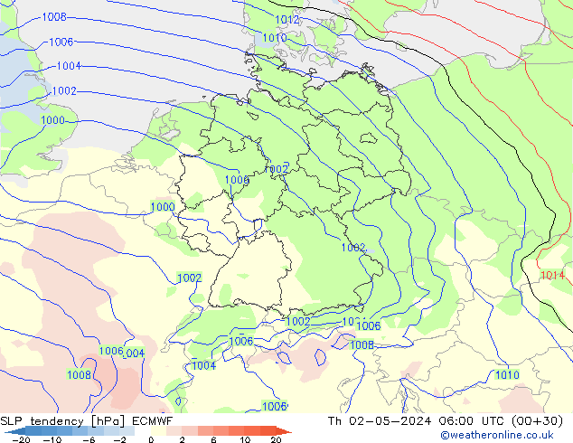 tendencja ECMWF czw. 02.05.2024 06 UTC