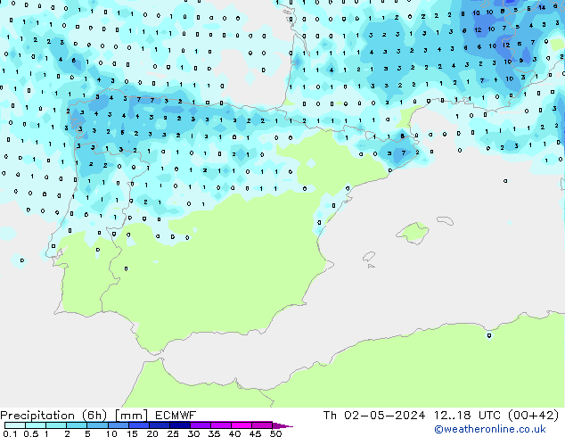 Z500/Rain (+SLP)/Z850 ECMWF Qui 02.05.2024 18 UTC