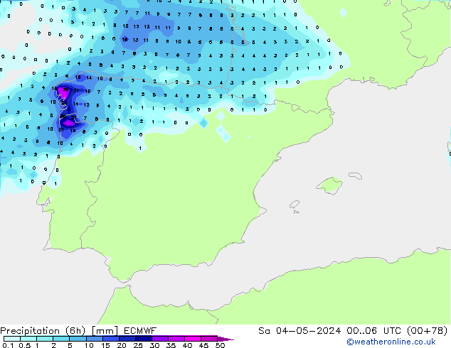 Z500/Rain (+SLP)/Z850 ECMWF Sa 04.05.2024 06 UTC