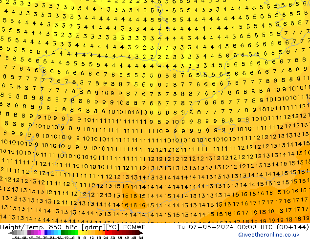 Z500/Rain (+SLP)/Z850 ECMWF mar 07.05.2024 00 UTC