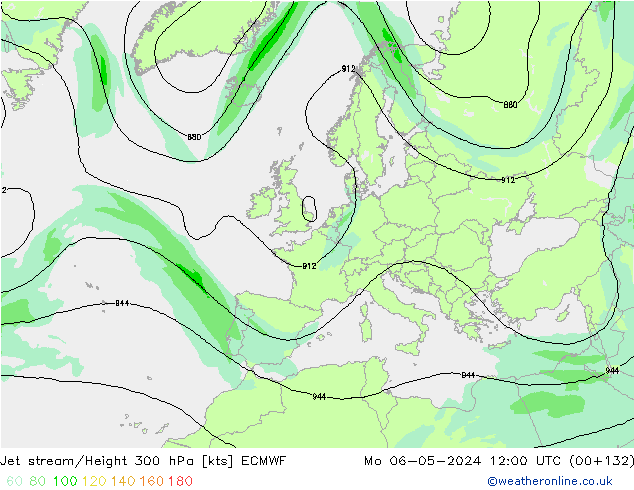 Jet Akımları ECMWF Pzt 06.05.2024 12 UTC