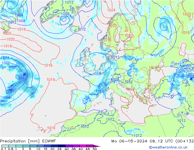 Precipitazione ECMWF lun 06.05.2024 12 UTC