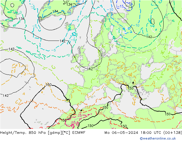 Z500/Rain (+SLP)/Z850 ECMWF Seg 06.05.2024 18 UTC