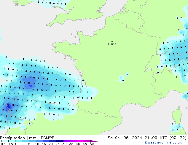 Yağış ECMWF Cts 04.05.2024 00 UTC