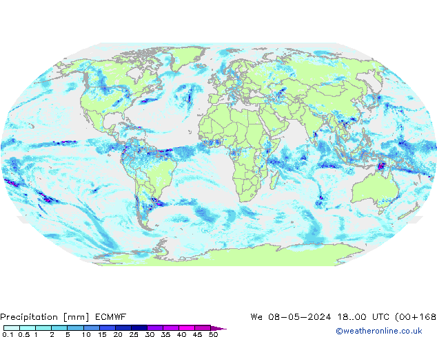 Yağış ECMWF Çar 08.05.2024 00 UTC