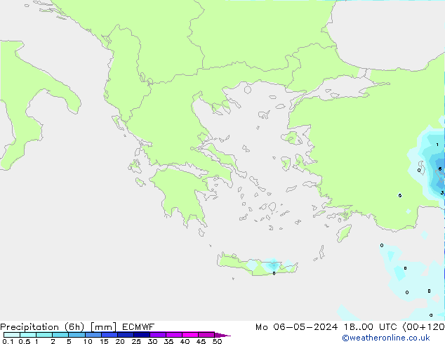 Z500/Rain (+SLP)/Z850 ECMWF Mo 06.05.2024 00 UTC